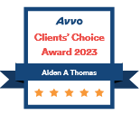 alden thomas avvo cliients choice award 2023