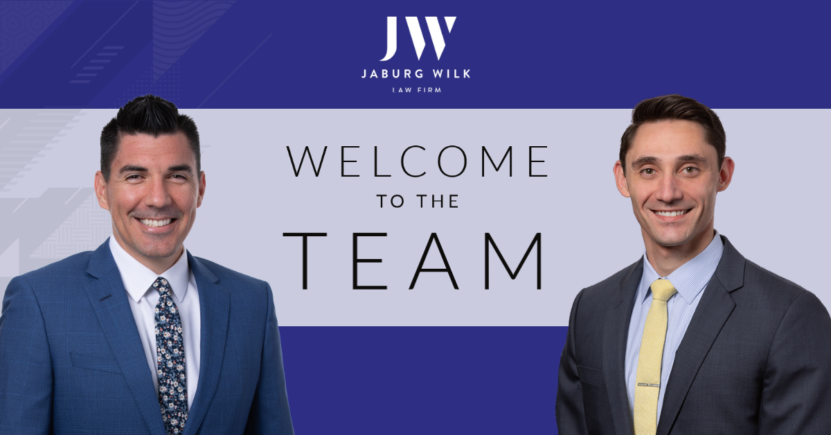 Jonathan Brooks & Ian Haney Join the Family Law Group Jaburg Wilk