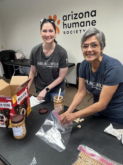 JW volunteers at the Arizona Humane Society 2023