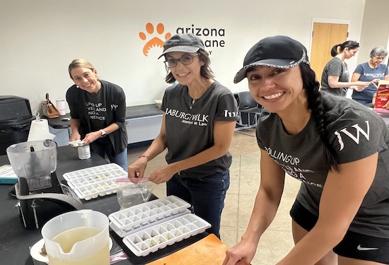 az humane 2 JW volunteers at the Arizona Humane Society 2023